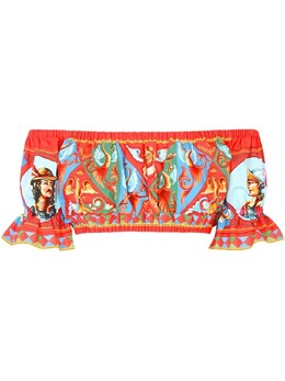 Dolce & Gabbana: Короткий топ  Carretto