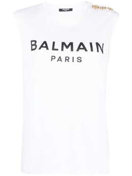 Balmain: Белый топ 