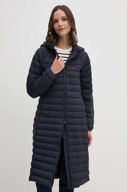 Tommy Hilfiger: Тёмный пуховик 
