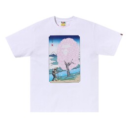 A BATHING APE: Белая футболка 