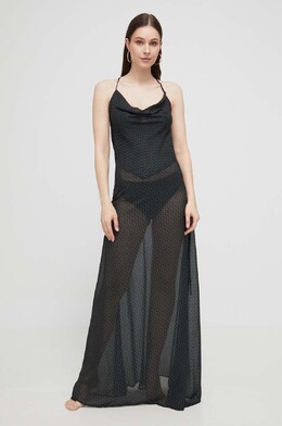 Trussardi: Чёрное платье 