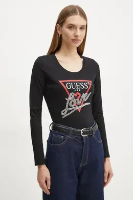 GUESS: Футболка с длинным рукавом 