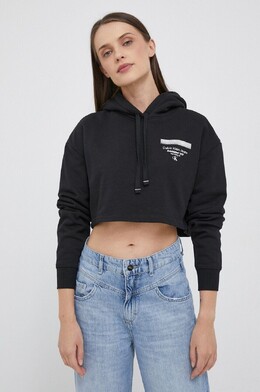 Calvin Klein Jeans: Чёрная толстовка 