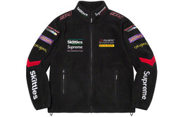 Supreme: Чёрная куртка  Polartec