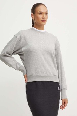 Adidas: Серая толстовка 