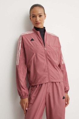Adidas: Розовая куртка 