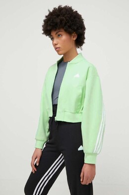 Adidas: Зелёная толстовка 