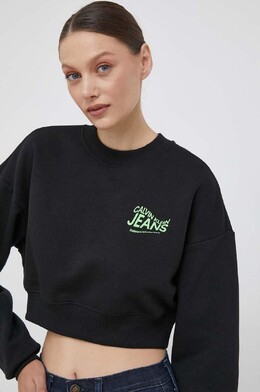 Calvin Klein Jeans: Чёрная толстовка 