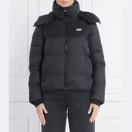 DKNY: Чёрная куртка 