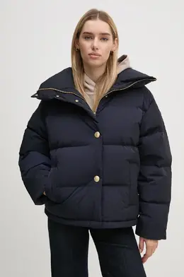 Tommy Hilfiger: Тёмный пуховик 