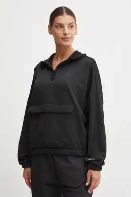 Adidas: Чёрная толстовка 