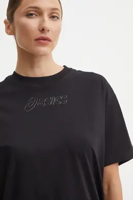 Asics: Чёрная футболка 