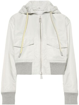Moncler: Атласная куртка 