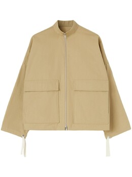 Jil Sander: Коричневая куртка 