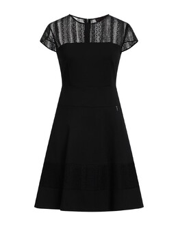 Trussardi: Чёрное платье 