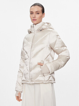Calvin Klein: Белый пуховик 