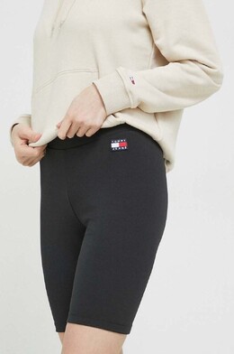 Tommy Jeans: Чёрные шорты 