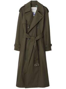 Burberry: Двубортный плащ 