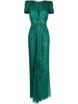 Jenny Packham: Зелёное платье 