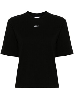 Off-White: Футболка  Arrows с вышивкой