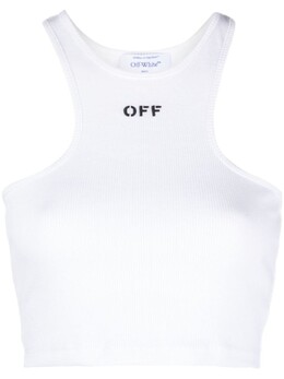 Off-White: Короткий топ 