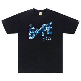 A BATHING APE: Чёрная футболка 