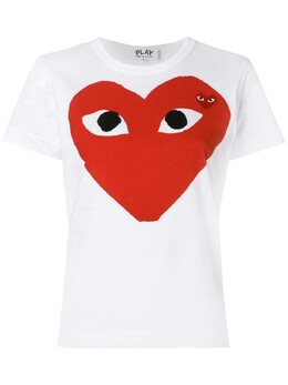 Comme Des Garçons Play: Футболка с принтом 