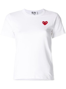 Comme Des Garçons Play: Белая футболка 