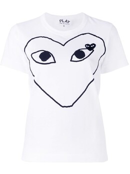 Comme Des Garçons Play: Футболка с принтом 