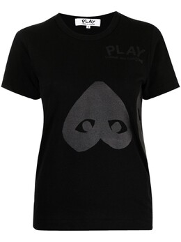 Comme Des Garçons Play: Футболка с принтом 
