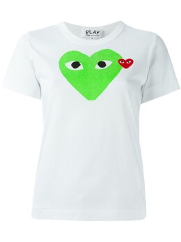 Comme Des Garçons Play: Футболка с принтом 