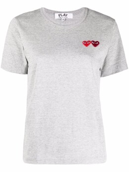 Comme Des Garçons Play: Серая футболка 