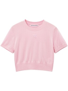 Alexander Wang: Розовая футболка 