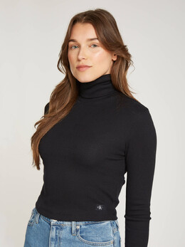 Calvin Klein Jeans: Чёрная блуза 