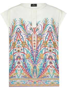 Etro: Футболка с принтом 