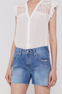 Pepe Jeans: Синие шорты 