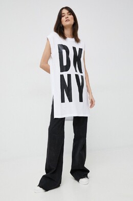 DKNY: Белая футболка 