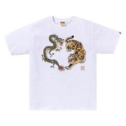 A BATHING APE: Белая футболка 