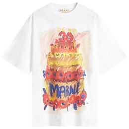 Marni: Белая футболка 
