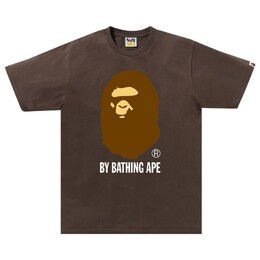 A BATHING APE: Коричневая футболка 
