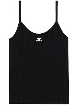 Courreges: Чёрный топ 