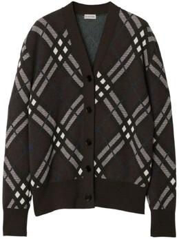 Burberry: Кардиган в клетку 
