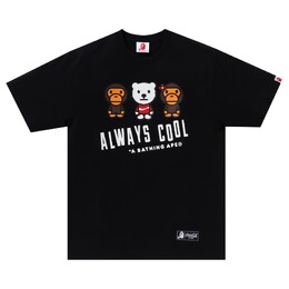 A BATHING APE: Чёрная футболка 