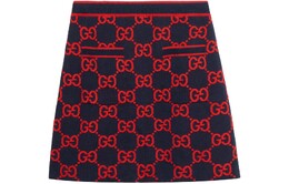 Gucci: Красная юбка 