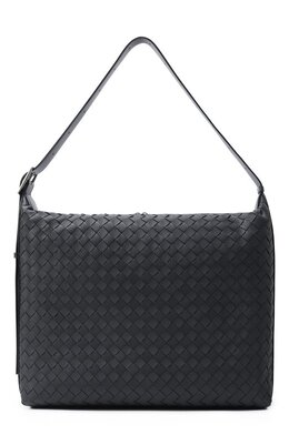 Bottega Veneta: Серая сумка 