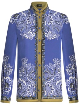 Etro: Шёлковая рубашка 