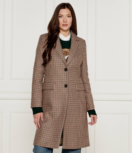 Tommy Hilfiger: Коричневое пальто 