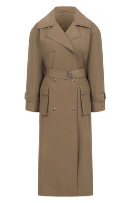 Brunello Cucinelli: Плащ цвета хаки 