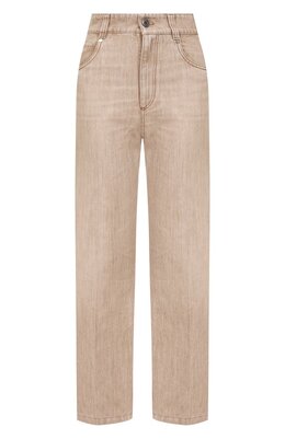 Brunello Cucinelli: Бежевые джинсы 