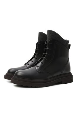 Brunello Cucinelli: Чёрные ботинки 
